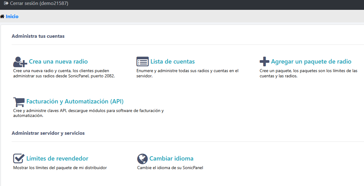 panel reseller radio